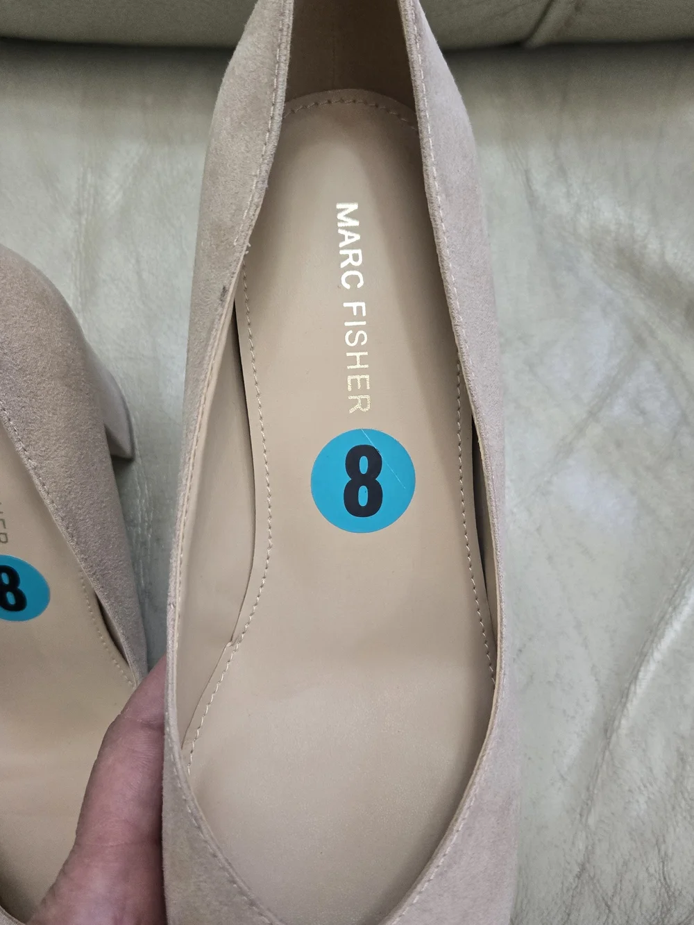 Marc Fisher Pointed Toe Suede Pumps
